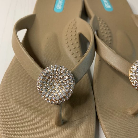 OKA‎ B Thong Sandals with gemstones - Picture 3 of 5